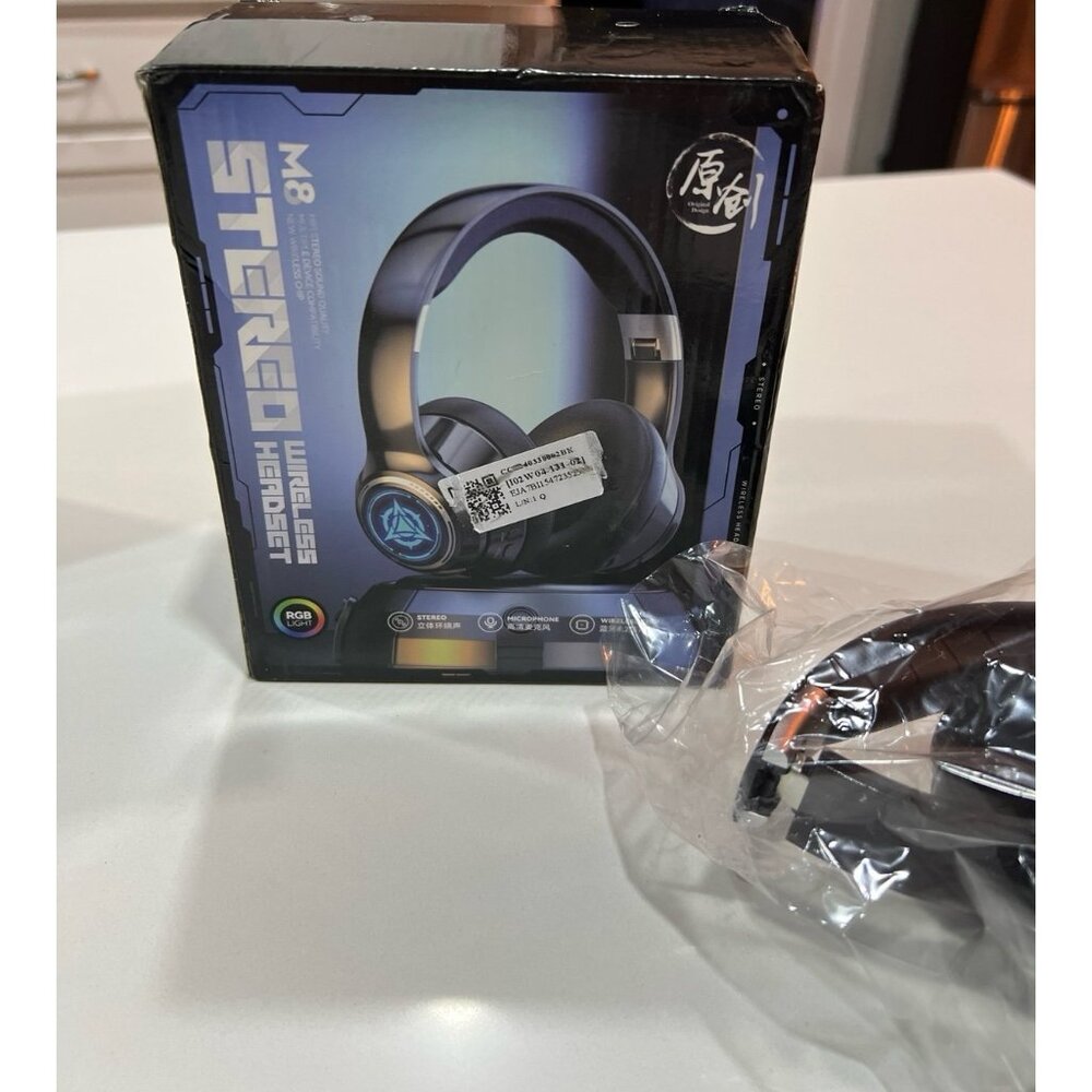 M8 Stereo Wireless Headset, which is a type of over-ear Bluetooth headphone